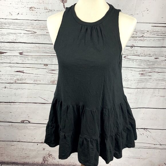 FOREVER 21 Black Tunic Tank - Picture 1 of 3